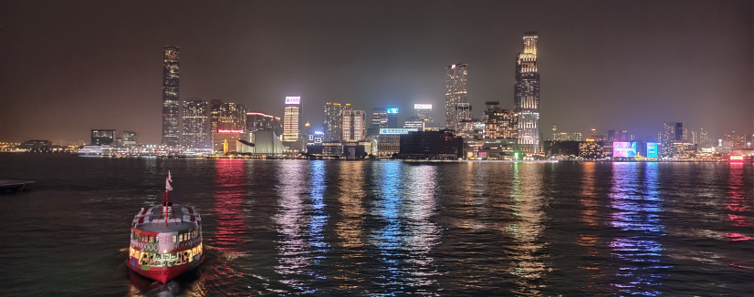 Images of coastal Tsim Sha Tsui taken on March 27, 2021 after the one-hour lights-out event. Image credit: Hong Kong Light Pollution Research Project Team, HKU